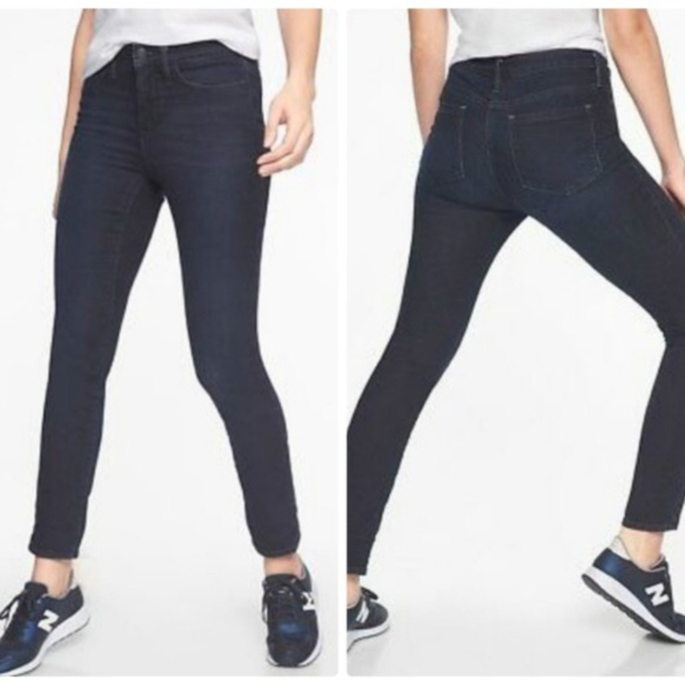 Athleta Sculptek Skinny Jean Overdye Wash Size 0